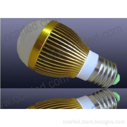 Great heat dissipation Aluminum body led bulb with E27, B22, base type